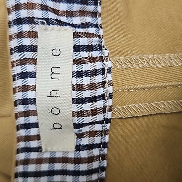 bohme Cotton High Waist Wide Leg Cropped Pant - Picture 5 of 6